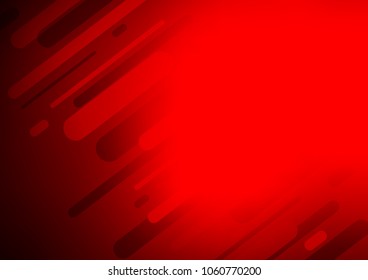 Light Red vector indian curved background. Ethnic elegant natural pattern with gradient. Hand painted design for web, leaflet, textile.