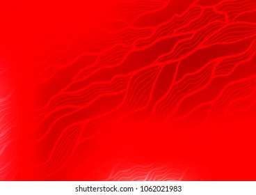 Light Red vector indian curved background. Sketchy hand drawn doodles on blurred background. The best blurred design for your business.