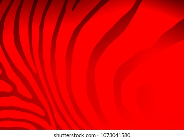 Light Red vector indian curved template. Brand-new colored illustration in blurry style with doodles. The pattern can be used for heads of websites and designs.