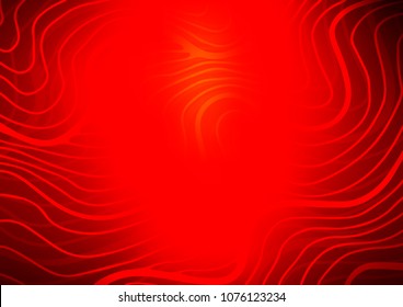 Light Red vector indian curved texture. Ethnic elegant natural pattern with gradient. A new texture for your design.