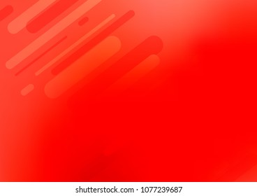 Light Red vector indian curved template. An elegant bright illustration with lines in Natural style. The textured pattern can be used for website.