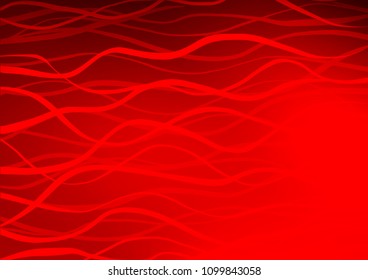 Light Red vector indian curved background. Geometric doodle illustration in Origami style with gradient. Hand painted design for web, leaflet, textile.