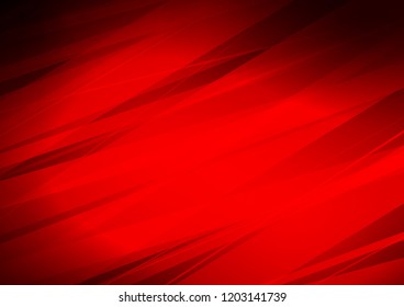 Light Red vector indian curved texture. Shining colored illustration with doodles in Zen tangle style. Hand painted design for web, wrapping, wallpaper.