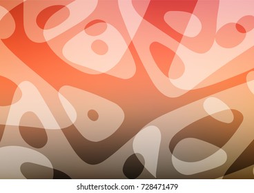 Light Red vector indian curved background. Sketchy hand drawn doodles on blurred background. The doodle design can be used for your web site.