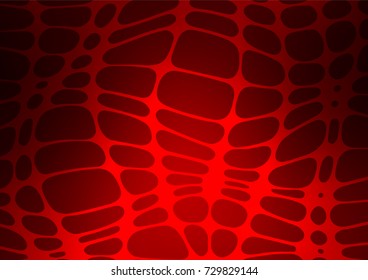 Light Red vector indian curved template. Brand-new colored illustration in blurry style with doodles. The elegant pattern can be used as a part of a brand book.