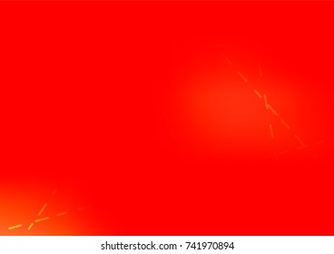 Light Red vector indian curved background. Ethnic elegant natural pattern with gradient. Hand painted design for web, leaflet, textile.