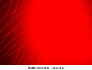 Light Red vector indian curved texture. Modern geometrical abstract illustration with doodles. Brand-new design for your business.