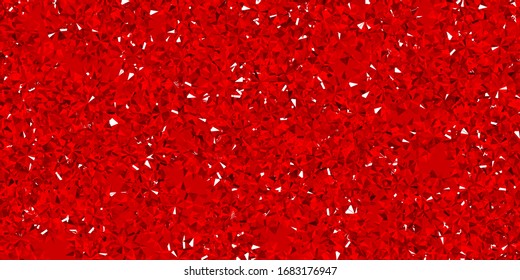 Light Red vector layout with beautiful snowflakes. Smart geometrical abstract illustration with ice, snow. New year ad, booklets pattern.