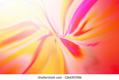 Light Red vector layout with bent lines. Shining colorful illustration in simple style. Elegant pattern for a brand book.