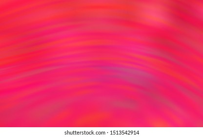 Light Red vector layout with bent lines. Shining colorful illustration in simple style. Abstract style for your business design.
