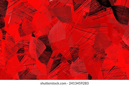 Light Red vector layout with bent lines. An elegant bright illustration with gradient lines. Pattern for your business design.