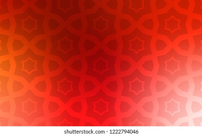 Light Red vector layout with bright stars. Glitter abstract illustration with colored stars. Best design for your ad, poster, banner.