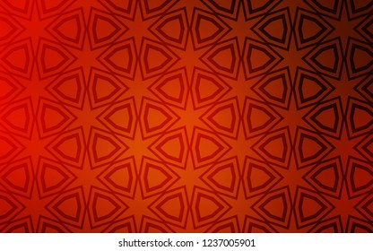 Light Red vector layout with bright stars. Decorative illustration with stars on abstract template. Smart design for your business advert.