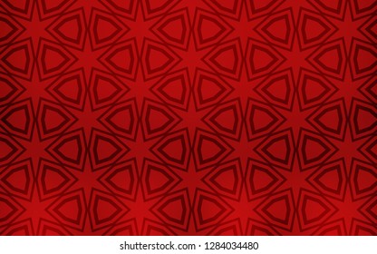 Light Red vector layout with bright stars. Decorative illustration with stars on abstract template. Best design for your ad, poster, banner.