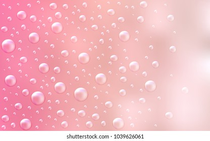 Light Red vector layout with circle shapes. Beautiful colored illustration with blurred circles in nature style. Completely new template for your brand book.
