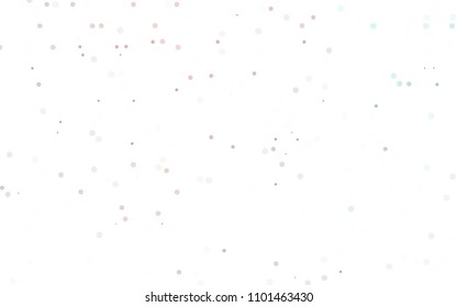 Light Red vector  layout with circle shapes. Illustration with set of shining colorful abstract circles. The pattern can be used for beautiful websites.