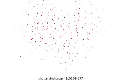 Light Red vector  layout with circle shapes. Illustration with set of shining colorful abstract circles. The pattern can be used for ads, leaflets of liquid.