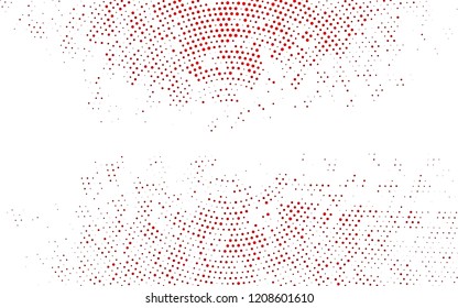 Light Red vector layout with circle shapes. Modern abstract illustration with colorful water drops. Pattern for beautiful websites.