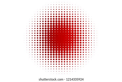 Light Red vector layout with circle shapes. Beautiful colored illustration with blurred circles in nature style. Pattern for ads, leaflets.