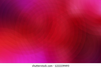 Light Red vector layout with circle shapes. Blurred decorative design in abstract style with bubbles. Pattern can be used as texture of wallpapers.