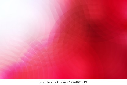 Light Red vector layout with circle shapes. Modern abstract illustration with colorful water drops. Pattern can be used as texture of wallpapers.