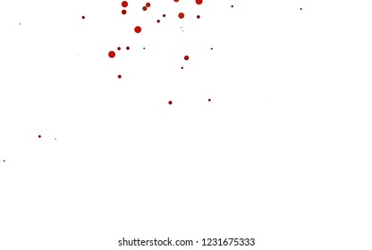 Light Red vector layout with circle spots. Modern abstract illustration with colorful water drops. Pattern for ads, booklets.