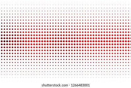 Light Red vector layout with circle shapes. Modern abstract illustration with colorful water drops. Design for posters, banners.