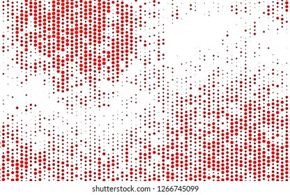 Light Red vector layout with circle shapes. Blurred decorative design in abstract style with bubbles. Design for business adverts.