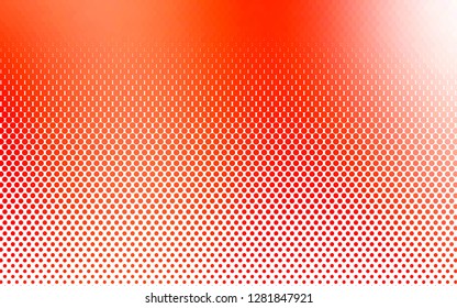 Light Red vector layout with circle shapes. Illustration with set of shining colorful abstract circles. Pattern of water, rain drops.