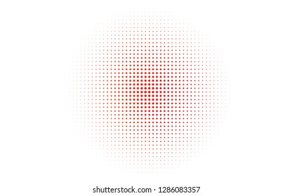 Light Red vector layout with circle shapes. Illustration with set of shining colorful abstract circles. Pattern for ads, leaflets.