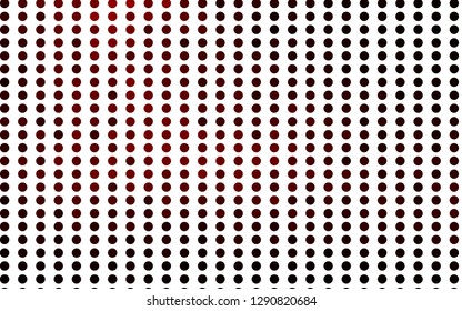 Light Red vector layout with circle shapes. Glitter abstract illustration with blurred drops of rain. Pattern for ads, leaflets.