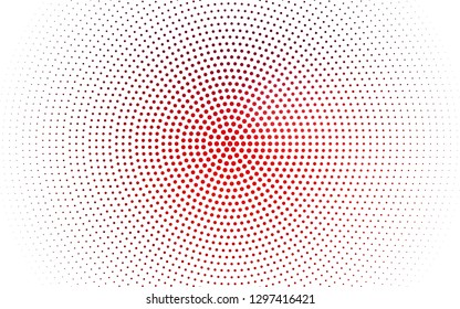 Light Red vector  layout with circle shapes. Glitter abstract illustration with blurred drops of rain. Pattern for futuristic ad, booklets.