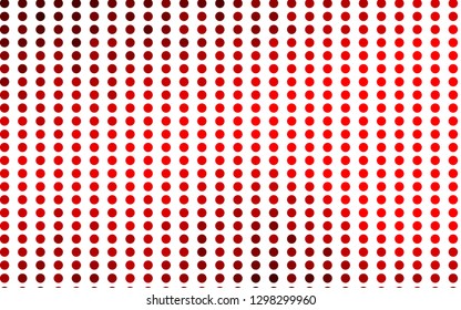 Light Red vector layout with circle shapes. Illustration with set of shining colorful abstract circles. Pattern for beautiful websites.