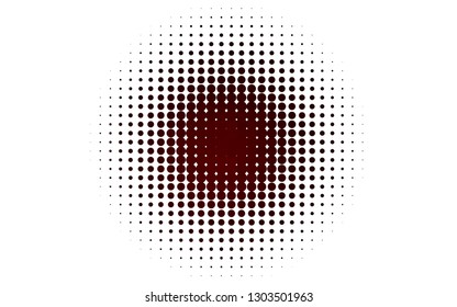 Light Red vector layout with circle shapes. Blurred decorative design in abstract style with bubbles. Pattern for ads, leaflets.