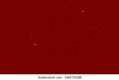 Light Red vector layout with circle shapes. Abstract illustration with colored bubbles in nature style. Design for posters, banners.