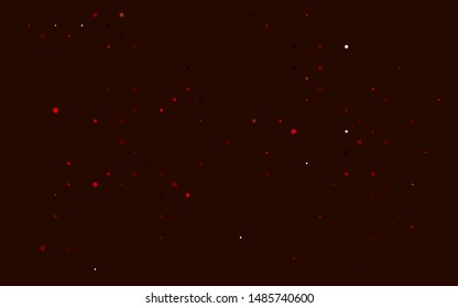 Light Red vector layout with circle shapes. Abstract illustration with colored bubbles in nature style. Pattern for ads, booklets.