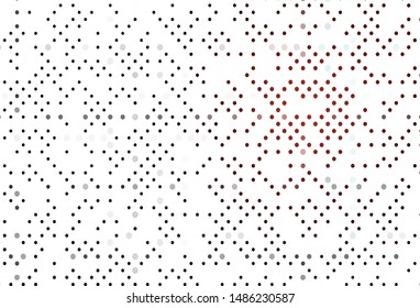 Light Red vector layout with circle shapes. Beautiful colored illustration with blurred circles in nature style. Design for posters, banners.