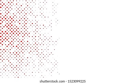 Light Red vector layout with circle shapes. Modern abstract illustration with colorful water drops. Pattern for ads, leaflets.