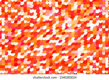 Light Red vector layout with circle shapes. Modern abstract illustration with colorful water drops. Design for your business advert.