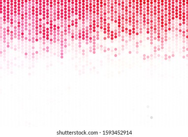 Light Red vector layout with circle shapes. Modern abstract illustration with colorful water drops. Design for your business advert.