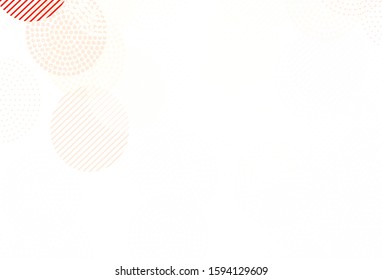 Light Red vector layout with circle shapes. Abstract illustration with colored bubbles in nature style. Design for poster, banner of websites.