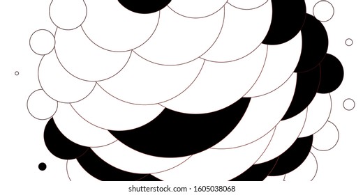 Light Red vector layout with circle shapes. Abstract illustration with colorful spots in nature style. Pattern for business ads.