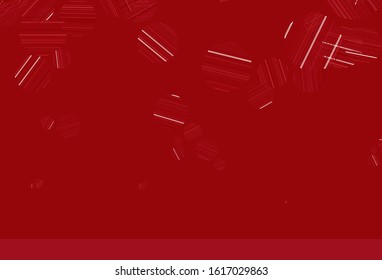 Light Red vector layout with circle shapes. Glitter abstract illustration with blurred drops of rain. Design for your business advert.