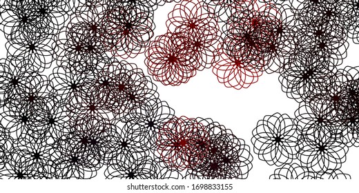 Light Red vector layout with circle shapes. Abstract illustration with colorful spots in nature style. New template for a brand book.