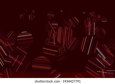 Light Red vector layout with circle shapes. Abstract illustration with colored bubbles in nature style. Pattern for beautiful websites.
