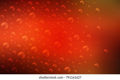 Light Red vector layout with circle shapes. Illustration with set of shining colorful abstract circles. Completely new template for your brand book.