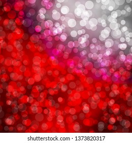 Light Red vector layout with circles. Abstract colorful disks on simple gradient background. Pattern for websites, landing pages.