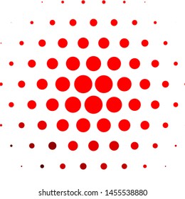 Light Red vector layout with circles. Abstract colorful disks on simple gradient background. Design for posters, banners.