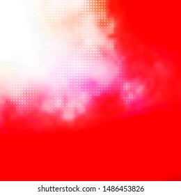 Light Red vector layout with circles. Abstract illustration with colorful spots in nature style. Pattern for websites, landing pages.