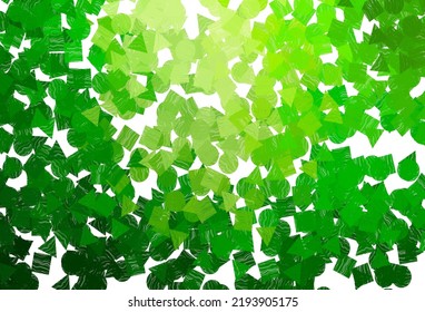 Diseño vectorial rojo claro con círculos, líneas, rectángulos. Círculos, líneas, rhombus con gradiente colorido. Patrón de anuncios comerciales, folletos, folletos